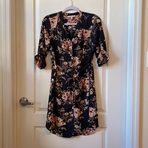 Floral Button Down Dress